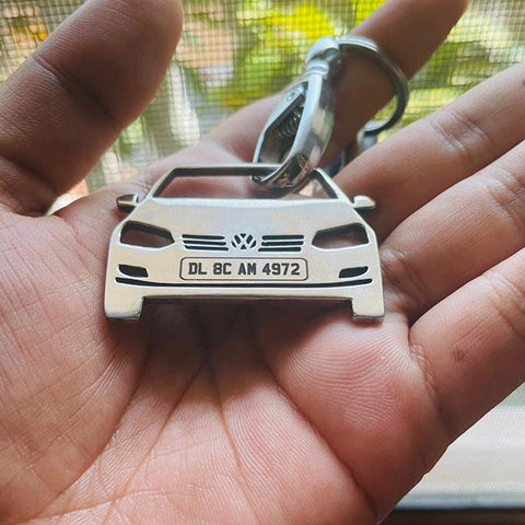 Car Keychain | Personalised Number Plate Car Keychain