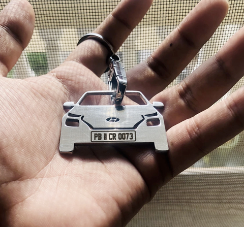 Car Keychain | Personalised Number Plate Car Keychain